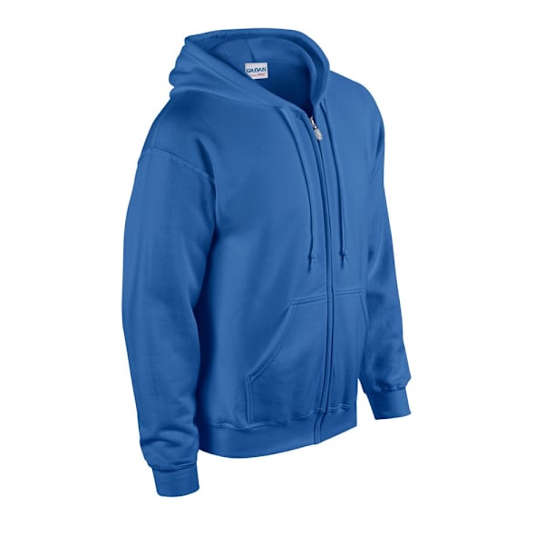 Gildan Mens Heavy Blend Full Zip Hoodie S Royal Blue Royal Blue S