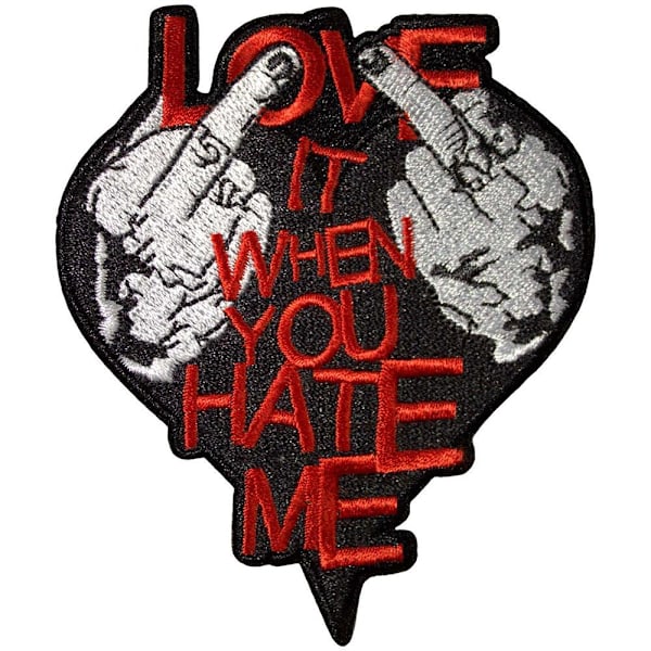 Avril Lavigne Love It When You Hate Me Strykapplikation One Size R Red/Black/Grey One Size