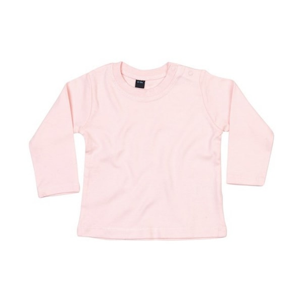 Babybugz Baby Plain Long-Sleeved T-Shirt 3-6 Månader Powder Pink Powder Pink 3-6 Months