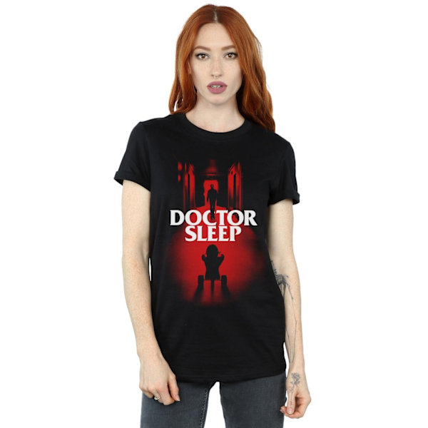 Doctor Sleep Dam/Damer Hallway Poster Bomull Boyfriend T-Sh Black 3XL