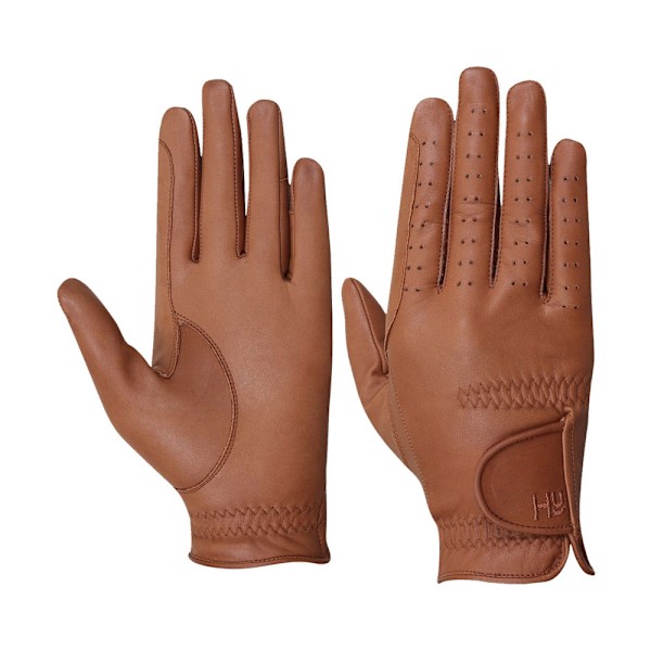 Hy5 Vuxna Läder Ridhandskar XS Ljusbrun Light Brown XS