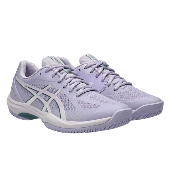 Asics Dam Hunter Badminton Träningsskor 7 UK Vit White 7 UK