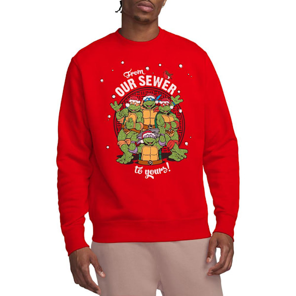 Teenage Mutant Ninja Turtles Unisex Vuxen God Jul Från Red L