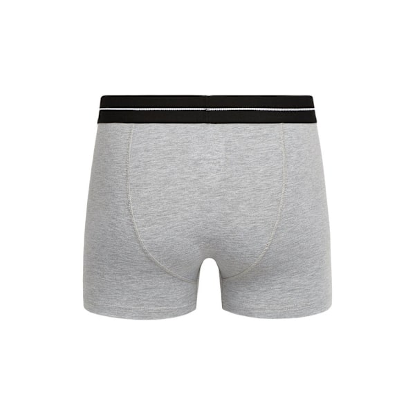 Crosshatch Ambek Boxershorts för män (2-pack) M Gråmelerad Grey Marl M
