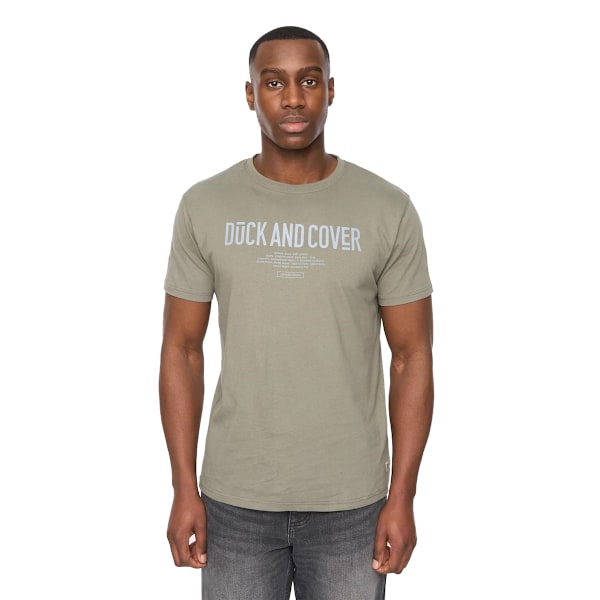 Duck and Cover Pittifore T-shirt för män M Oliv Olive M