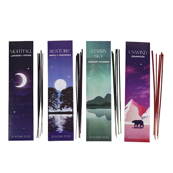 Something Different Sleep Collection Rökelsepinnar Set (Förpackning me Blue/Purple One Size