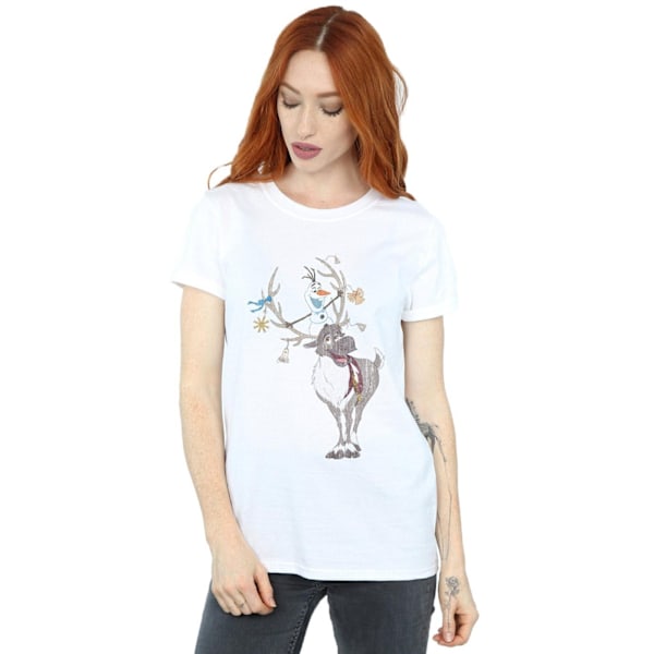 Disney Dam/Damer Frozen Sven Och Olaf Julgransprydnader C White 4XL