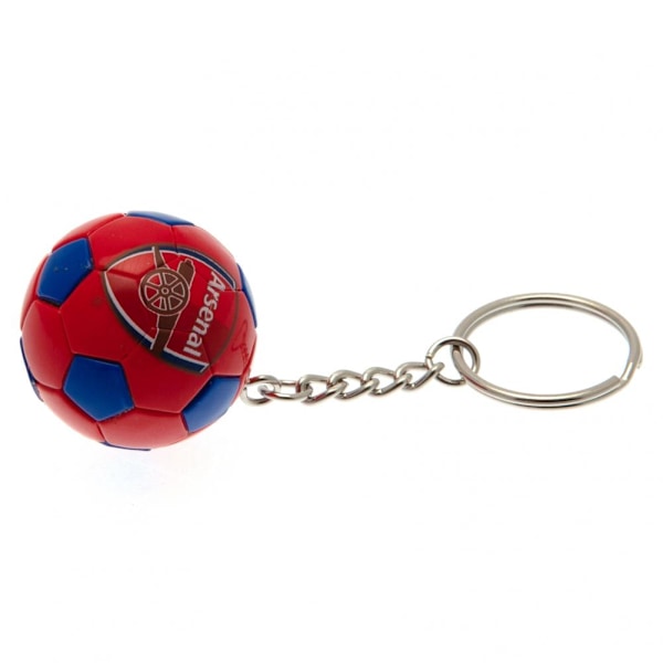 Arsenal FC Fotbollsnyckelring En Storlek Röd Red One Size