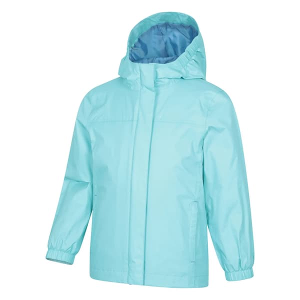 Mountain Warehouse Barn/Barn Torrent Vattentät Jacka 3-4 Dark Teal 3-4 Years