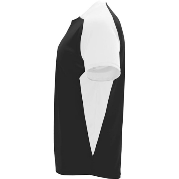 Roly Barn/Barn Bugatti Kortärmad Sport T-shirt 12 År Solid Black/White 12 Years