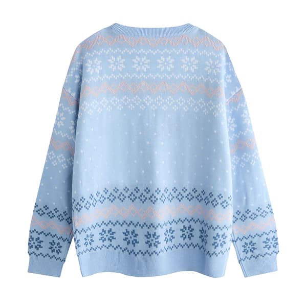 Lilo & Stitch Dam/Dam Stitch Jultröja L Blå Blue L