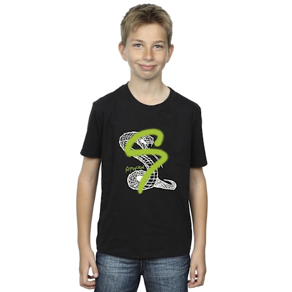 Harry Potter Boys Slytherin Pop Spray T-shirt 5-6 år Svart Black 5-6 Years