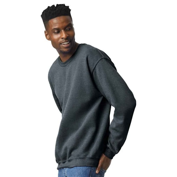 Gildan Herr Heavy Blend Sweatshirt 3XL Mörk Ljung Dark Heather 3XL