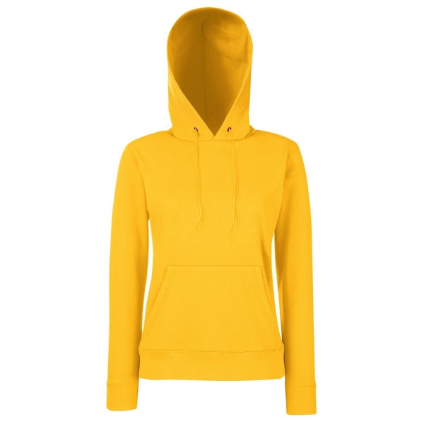 Fruit Of The Loom Dam Hoodie / Tröja S Sunflower S