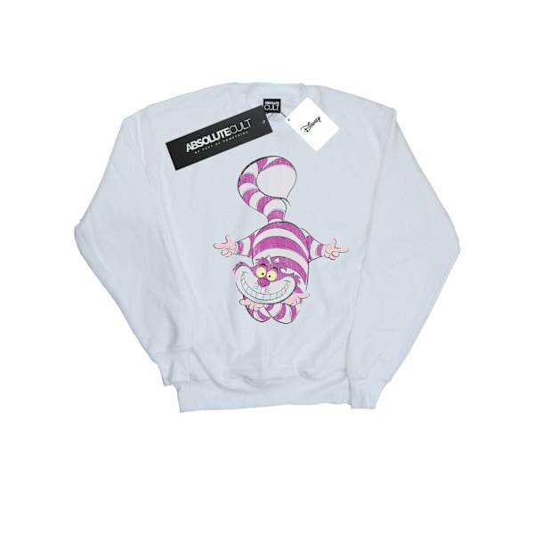 Disney Pojkar Alice I Underlandet Cheshire Cat Upp och Ner Tröjor White 7-8 Years