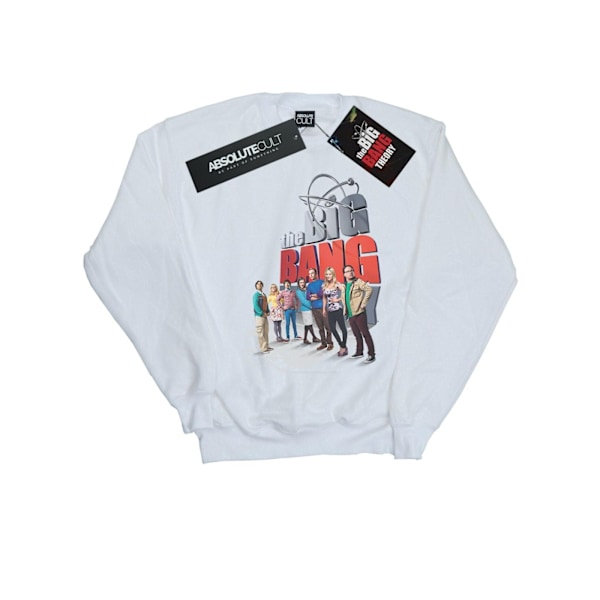 The Big Bang Theory Boys Big Poster Sweatshirt 5-6 år Vit White 5-6 Years