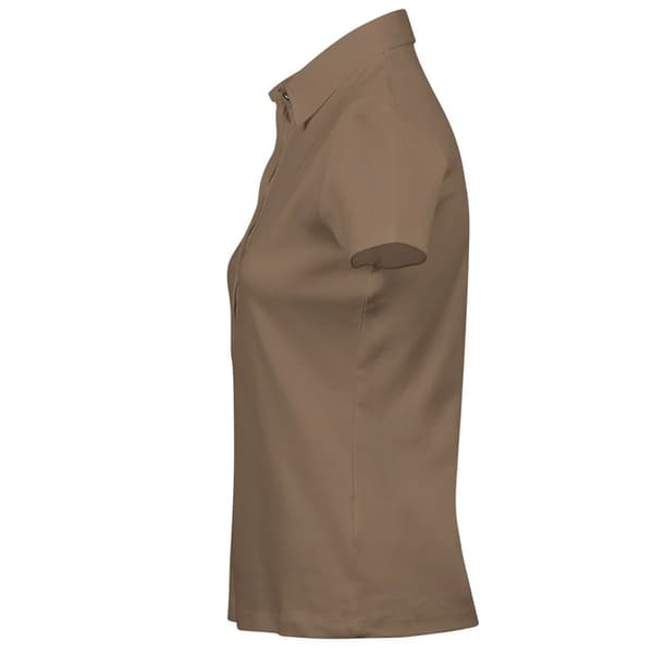 Tee Jays Dam Pima Bomull Interlock Stitching Pikétröja Wood L
