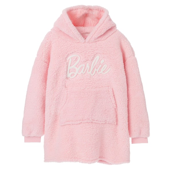 Barbie Girls Sherpa Hoodiefilt 6-8 År Rosa Pink 6-8 Years