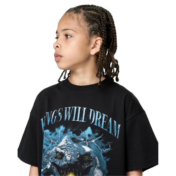 Kings Will Dream Boys Studio - Snake Smile T-Shirt 9-10 År B Black 9-10 Years