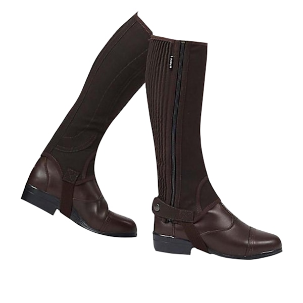 Dublin Unisex Easy-Care Half Chaps II Medium Brown Brown Medium