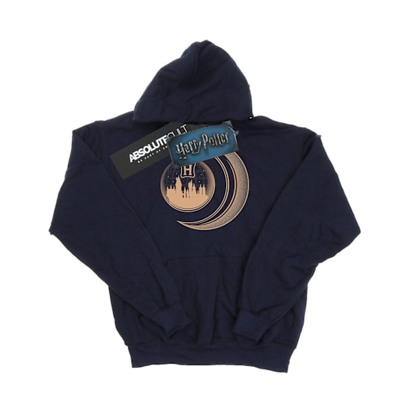 Harry Potter Girls Hogwarts Moon Hoodie 5-6 år Marinblå Navy Blue 5-6 Years