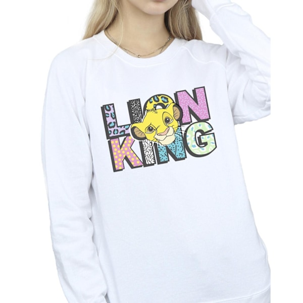 Disney Dam/Dam The Lion King Mönsterlogotyp Sweatshirt XXL White XXL