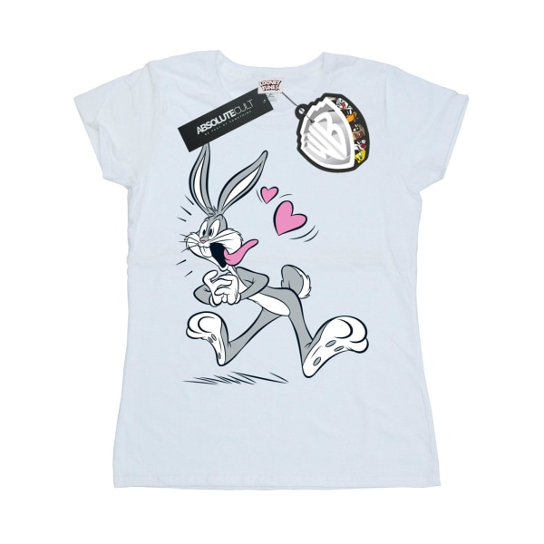 Looney Tunes Dam/Damer Bugs Bunny In Love Bomull T-shirt M White M