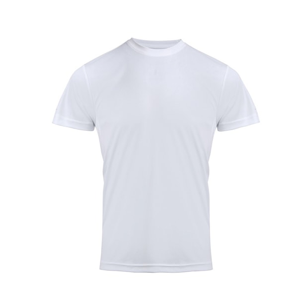 Premier Mens Coolchecker Kock T-Shirt L Vit White L