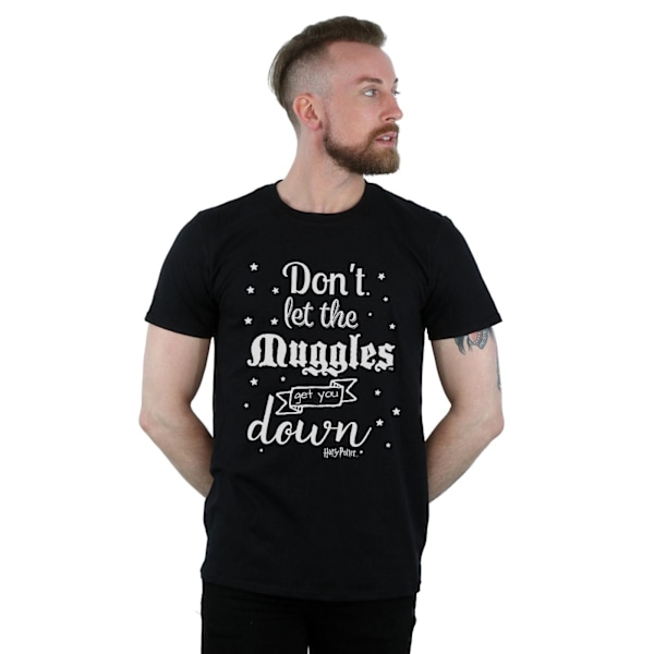 Harry Potter T-shirt för män - Don't Let The Muggles - XXL - Svart Black XXL