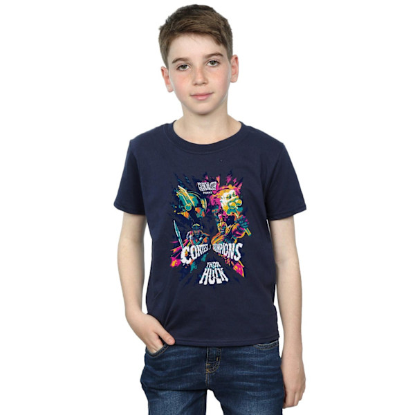 Marvel Boys Thor Ragnarok Grandmaster Presents T-shirt 9-11 år Navy Blue 9-11 Years