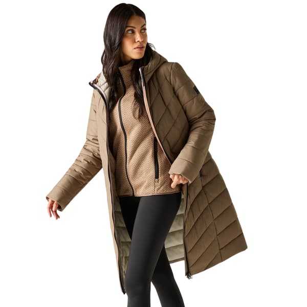 Regatta Dam Adela Vadderad Jacka 14 UK Mocka/Ljus Vanilj Mocha/Light Vanilla 14 UK