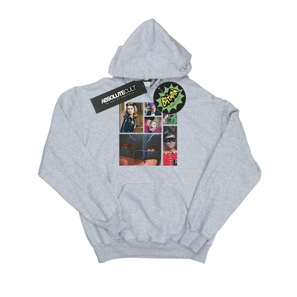 DC Comics Herr Batman TV-serie Klassfoto Hoodie S Sports Grå Sports Grey S