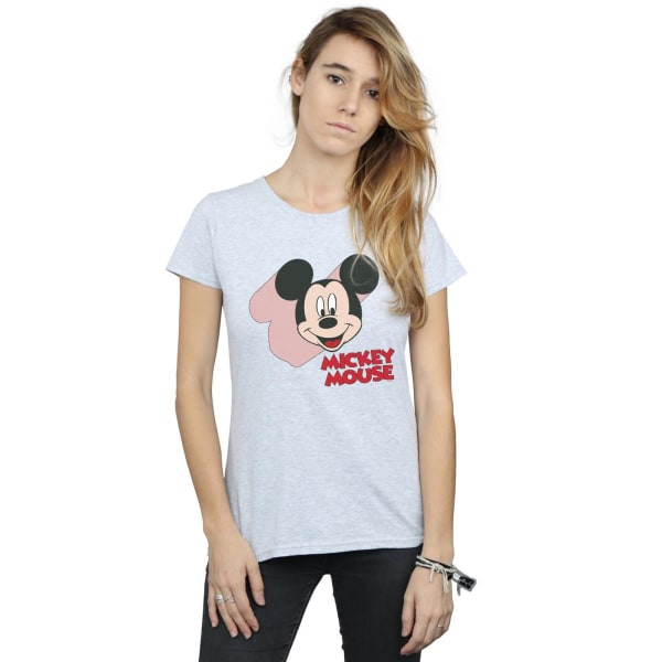 Disney Mickey Mouse Move Cotton T-Shirt XL Sports för damer/damer Sports Grey XL