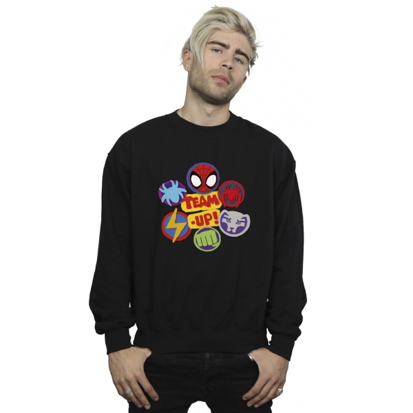 Marvel Herr Spidey And His Amazing Friends Team Up Sweatshirt L Black L