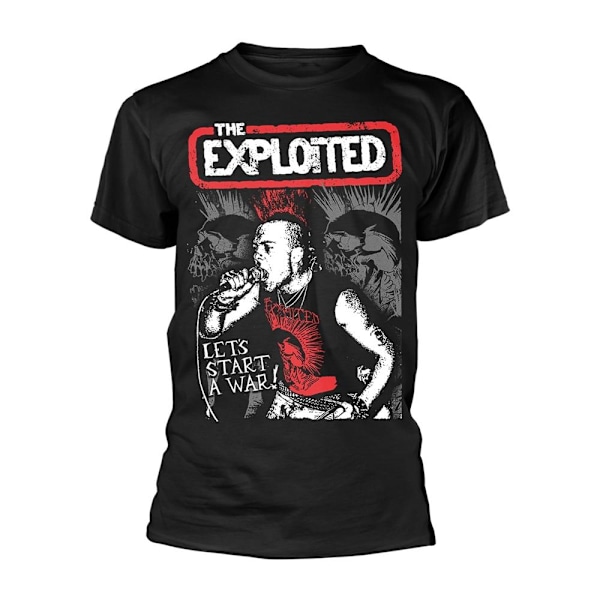 The Exploited Unisex Adult Let´s Start A War T-Shirt L Svart Black L