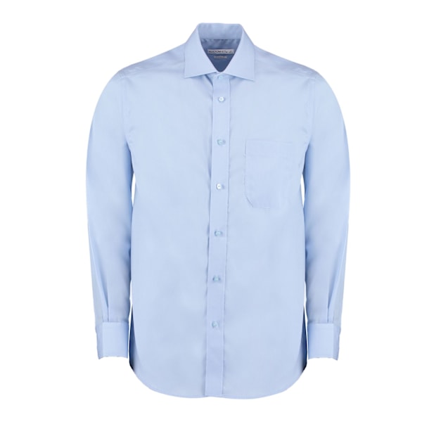 Kustom Kit Herr Corporate Non-Iron Långärmad Skjorta 15 Light Blue 15.5in