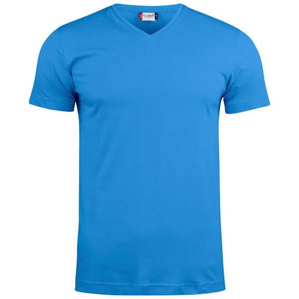 Clique Unisex Vuxen Basic Stickad V-ringad T-shirt M Royalblå Royal Blue M