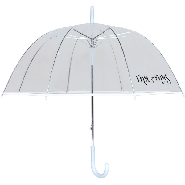 X-Brella Mr & Mrs Dome Paraply One Size Klar/Vit Clear/White One Size