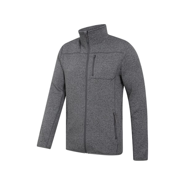 Mountain Warehouse Helford Full Zip Fleece Jacka för Herr XS Kol Charcoal XS