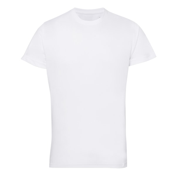 TriDri Performance T-shirt i återvunnet material för män, XXL, vit White XXL