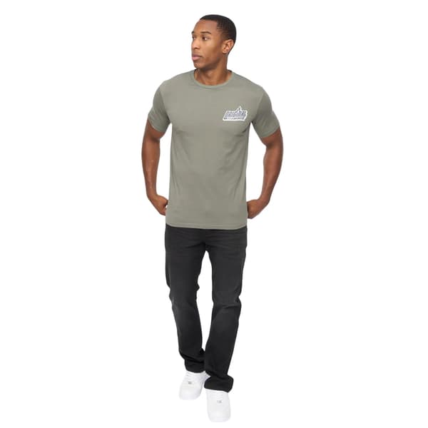 Crosshatch Jampstead T-shirt för män M Oliv Olive M