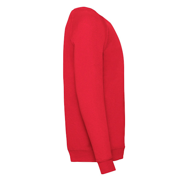 Fruit of the Loom Barn/Barn Klassisk Raglan Sweatshirt 7-8 Red 7-8 Years