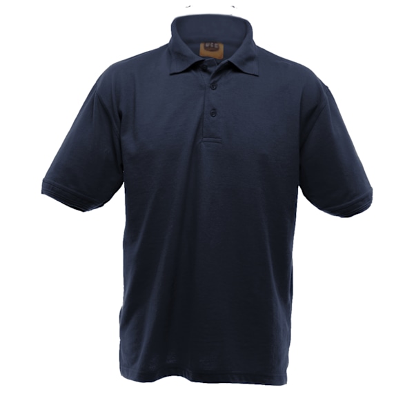 UCC 50/50 Herr tungviktspiké kortärmad poloskjorta Navy Blue XL