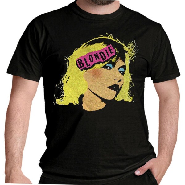 Blondie Unisex Vuxen Punk Logotyp T-shirt S Svart Black S