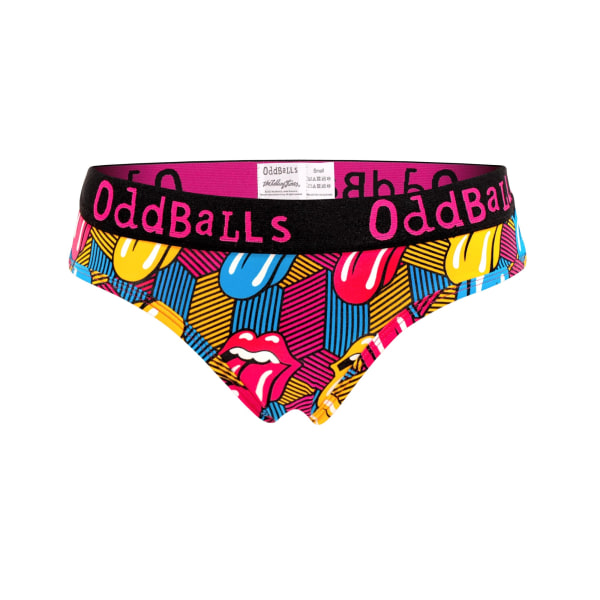 OddBalls Dam/Kvinnor Retro The Rolling Stones Kalsonger 10 UK Multifärgade Multicoloured 10 UK