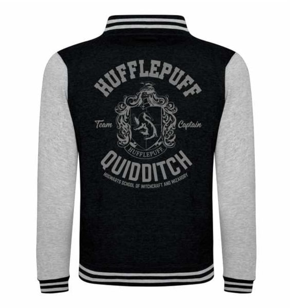 Harry Potter Unisex Vuxen Hufflepuff Varsity Jacka XL Svart Black XL