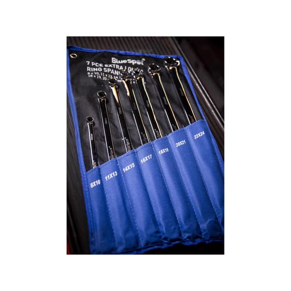 Bluespot Tools Extra Lång Ringnyckelset, 7 Delar En Storlek Mu Multi Colour One Size