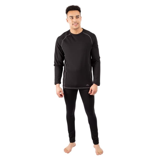 Trespass Unisex Sandler Baslager Set S Svart Black S
