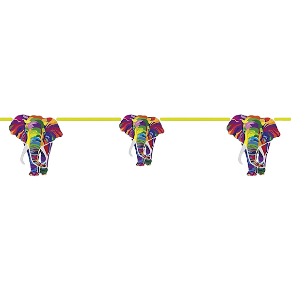 Procos Elefantbanderoll En Storlek Flerfärgad Multicoloured One Size