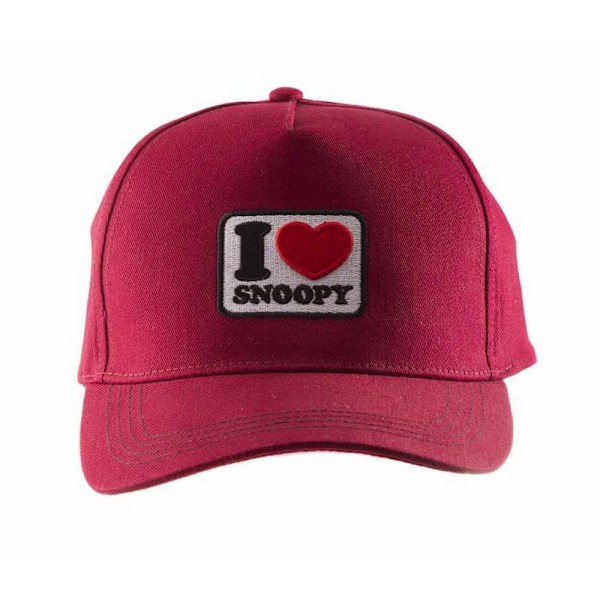 Peanuts Unisex Adult I Heart Snoopy Snapback Cap One Size Purpl Purple One Size